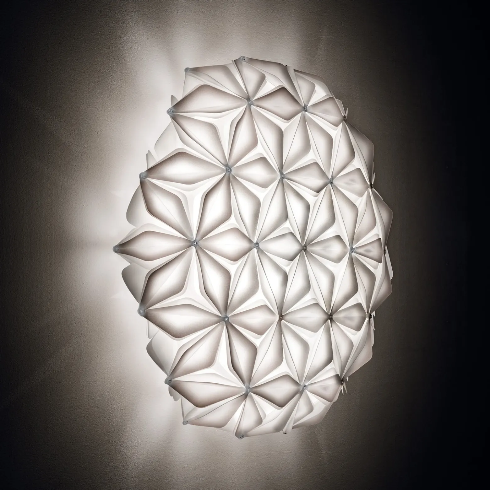 Slamp La Vie L kattovalaisin, leveys 71 cm, valkoinen