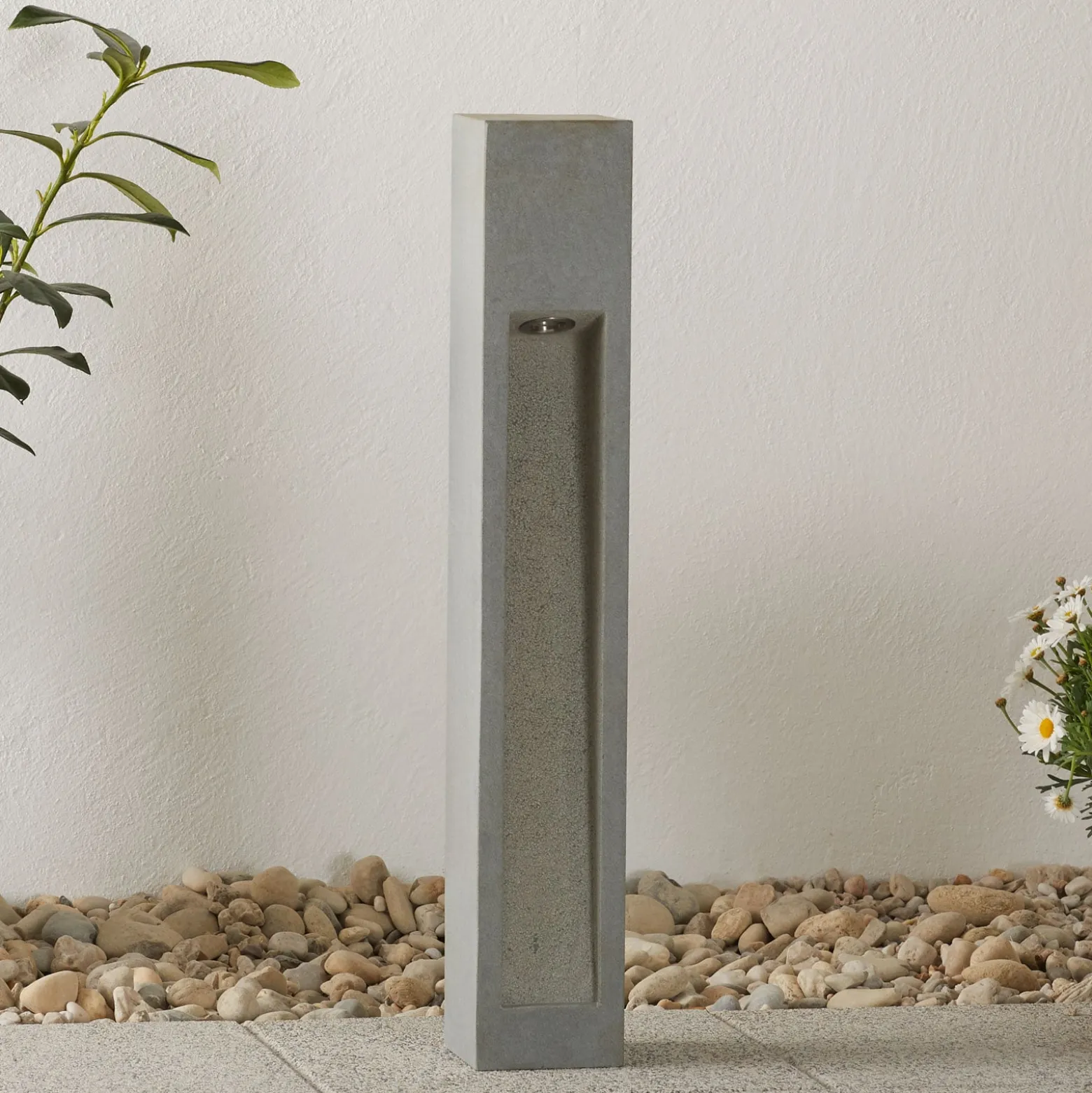 SLV Arrock Stone LED polkuvalaisin luonnonkivestä valmistettu LED