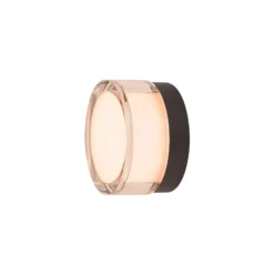 SLV Cyft LED-seinävalaisin, musta, alumiini, Ø 13,2 cm, CCT-arvo