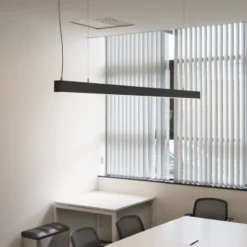 SLV Glenos LED-riippuvalaisin 205 cm musta