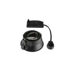 SLV Horn uppoasennusvalaisin, QPAR51, musta, alumiini, Ø 10,5 cm