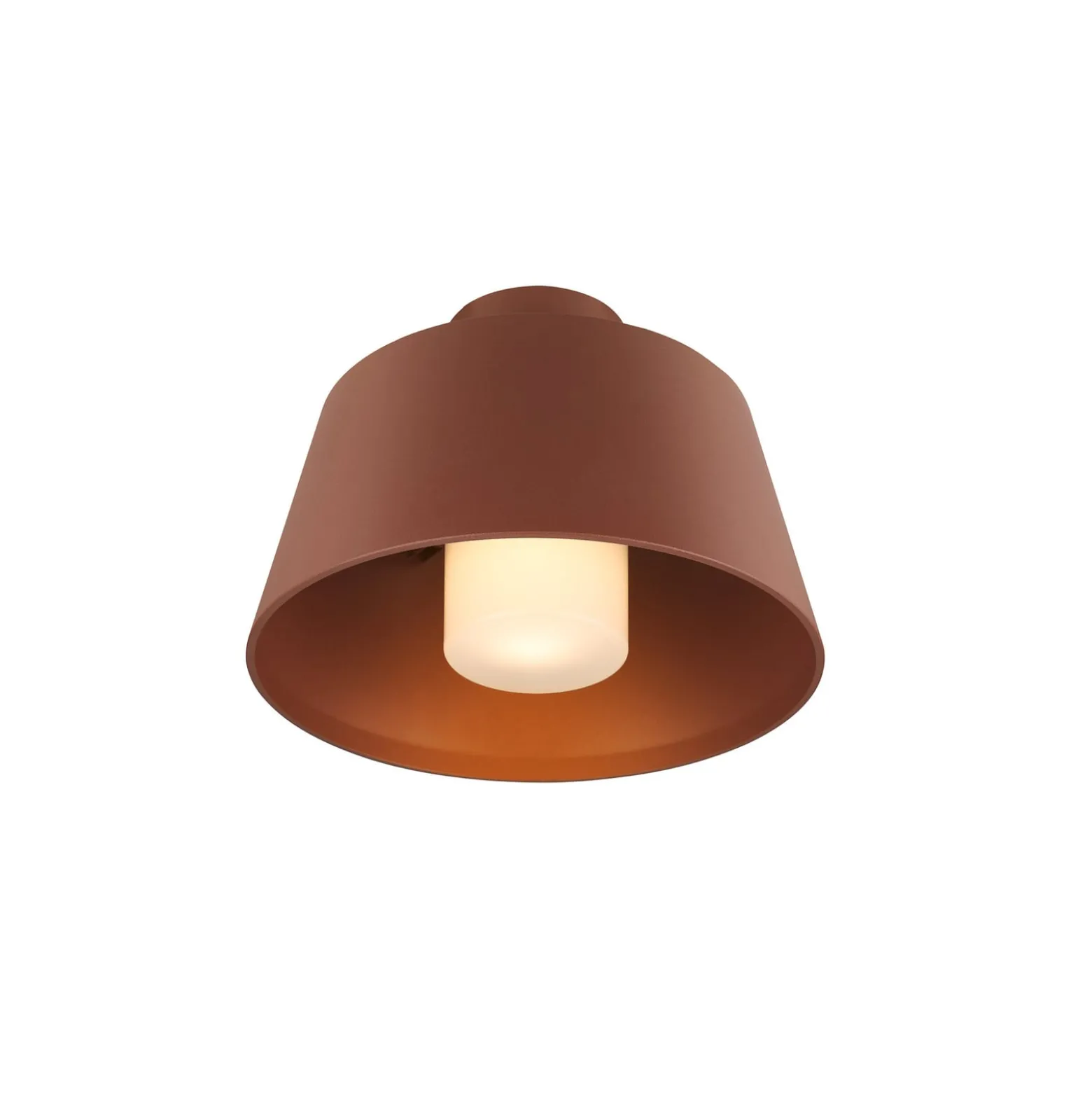 SLV-kattovalaisin Photoni, ruosteenvärinen, alumiini, Ø 25 cm