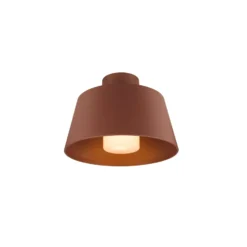 SLV-kattovalaisin Photoni, ruosteenvärinen, alumiini, Ø 25 cm