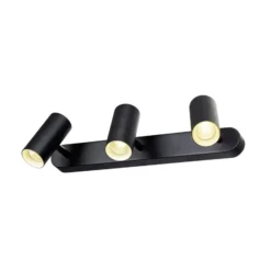 SLV LED-kattokohdevalo Noblo, 3 000 K, musta, pituus 40 cm