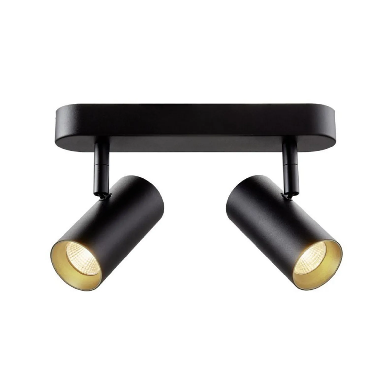 SLV LED-kattokohdevalo Noblo, musta, 2700 K, pituus 24 cm