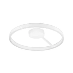 SLV LED-kattovalaisin One, Ø 60 cm, valkoinen, metalli, CCT