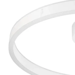 SLV LED-kattovalaisin One, Ø 60 cm, valkoinen, metalli, CCT