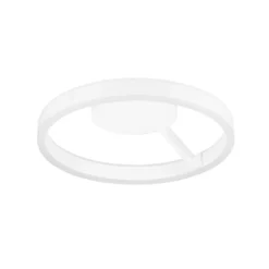 SLV LED-kattovalaisin One, Ø 40 cm, valkoinen, metalli, CCT