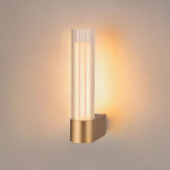 SLV LED-kylpyhuoneen seinälamppu Lygant single, messinkivärinen, alumiini