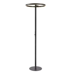 SLV LED-lattiavalaisin One Straight, musta, 2700/3000 K