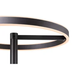 SLV LED-lattiavalaisin One Straight, musta, 2700/3000 K