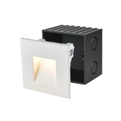 SLV LED-seinäuppovalaisin Mobala, valkoinen, alumiini, 3 000 K