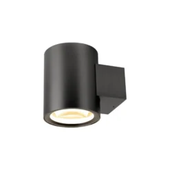 SLV LED-seinävalaisin Oculus, pronssinvärinen, halkaisija 9 cm, himmennettävä