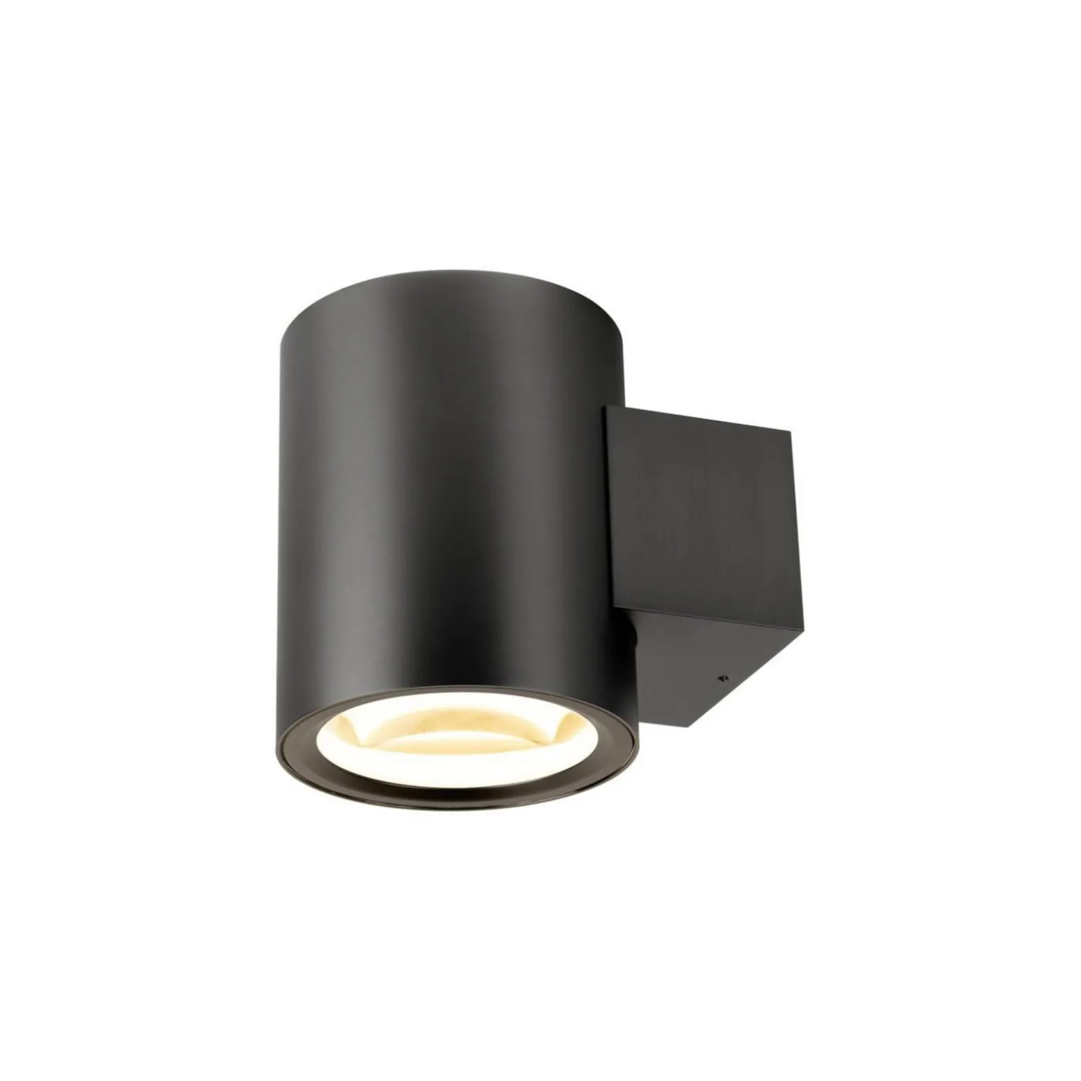 SLV LED-seinävalaisin Oculus, pronssinvärinen, halkaisija 9 cm, himmennettävä