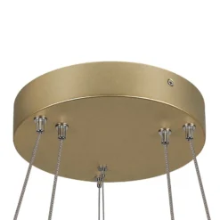 SLV One Double LED-riippuvalaisin, messinki, Ø 60 cm