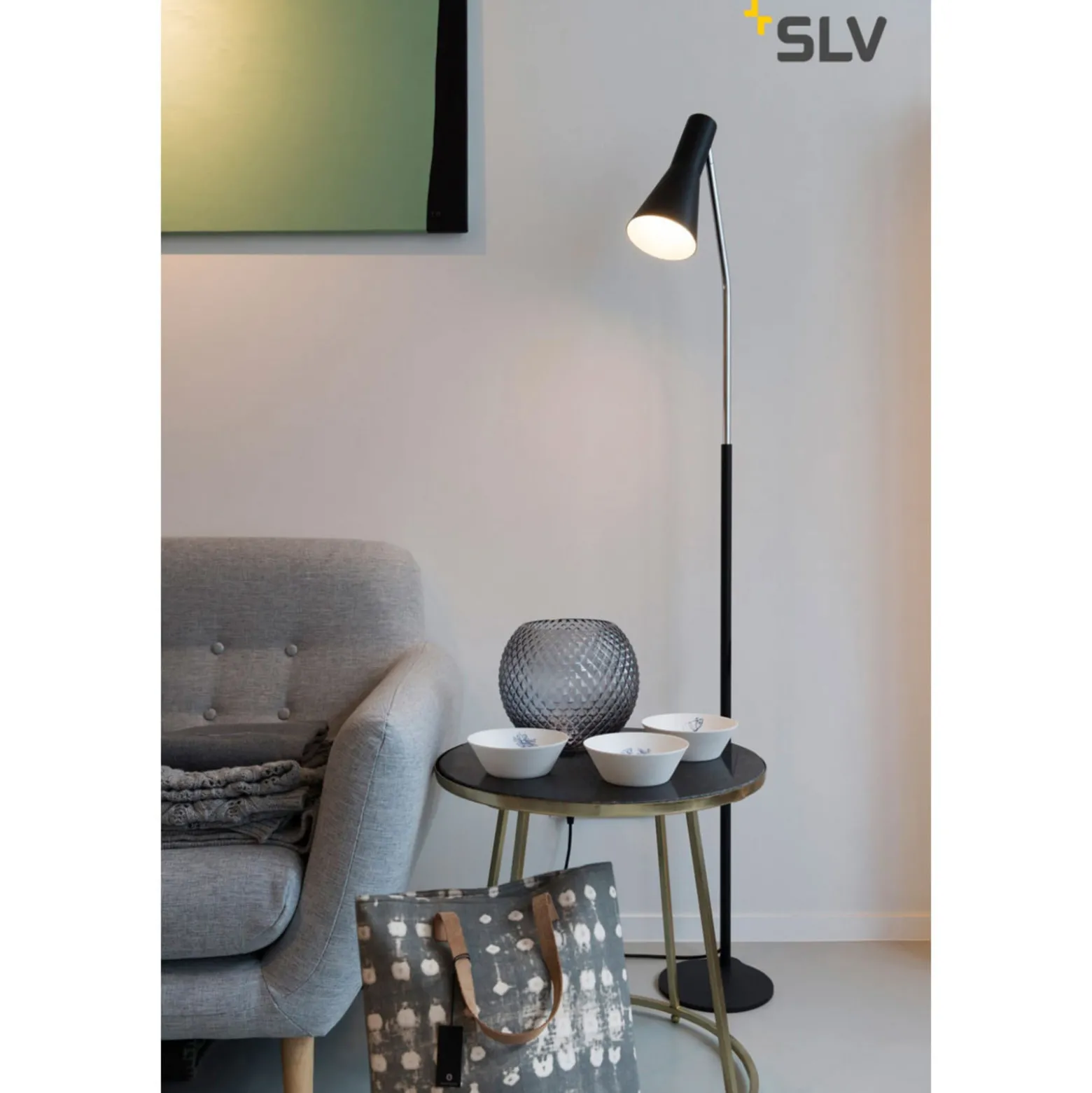 SLV Phelia lattiavalaisin musta