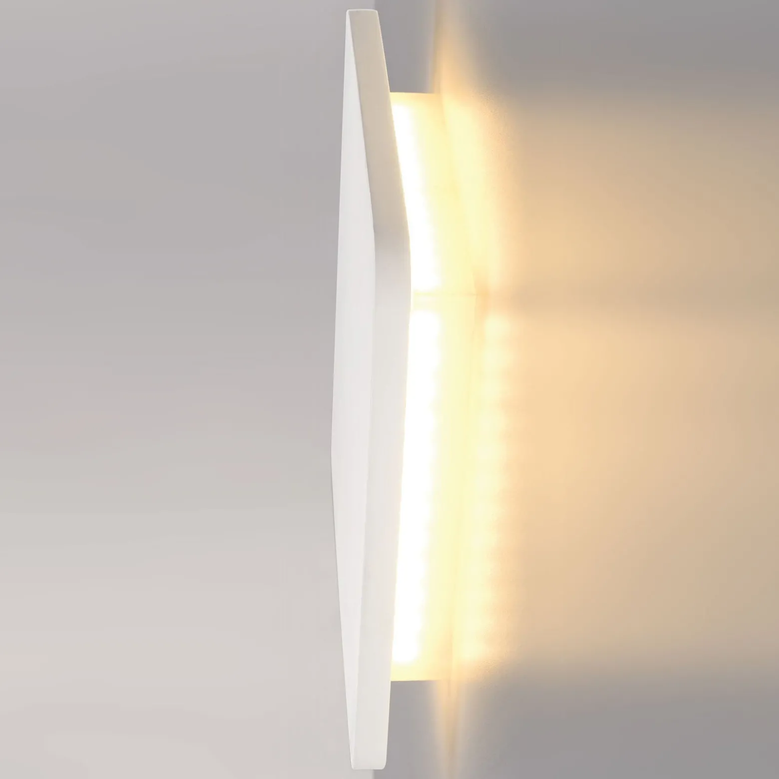 SLV Plastra LED seinävalaisin kipsistä kulmikas 30x30cm