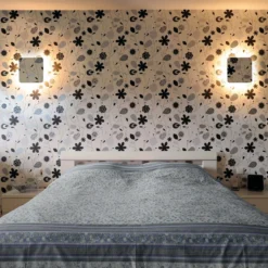 SLV Plastra LED seinävalaisin kipsistä kulmikas 30x30cm