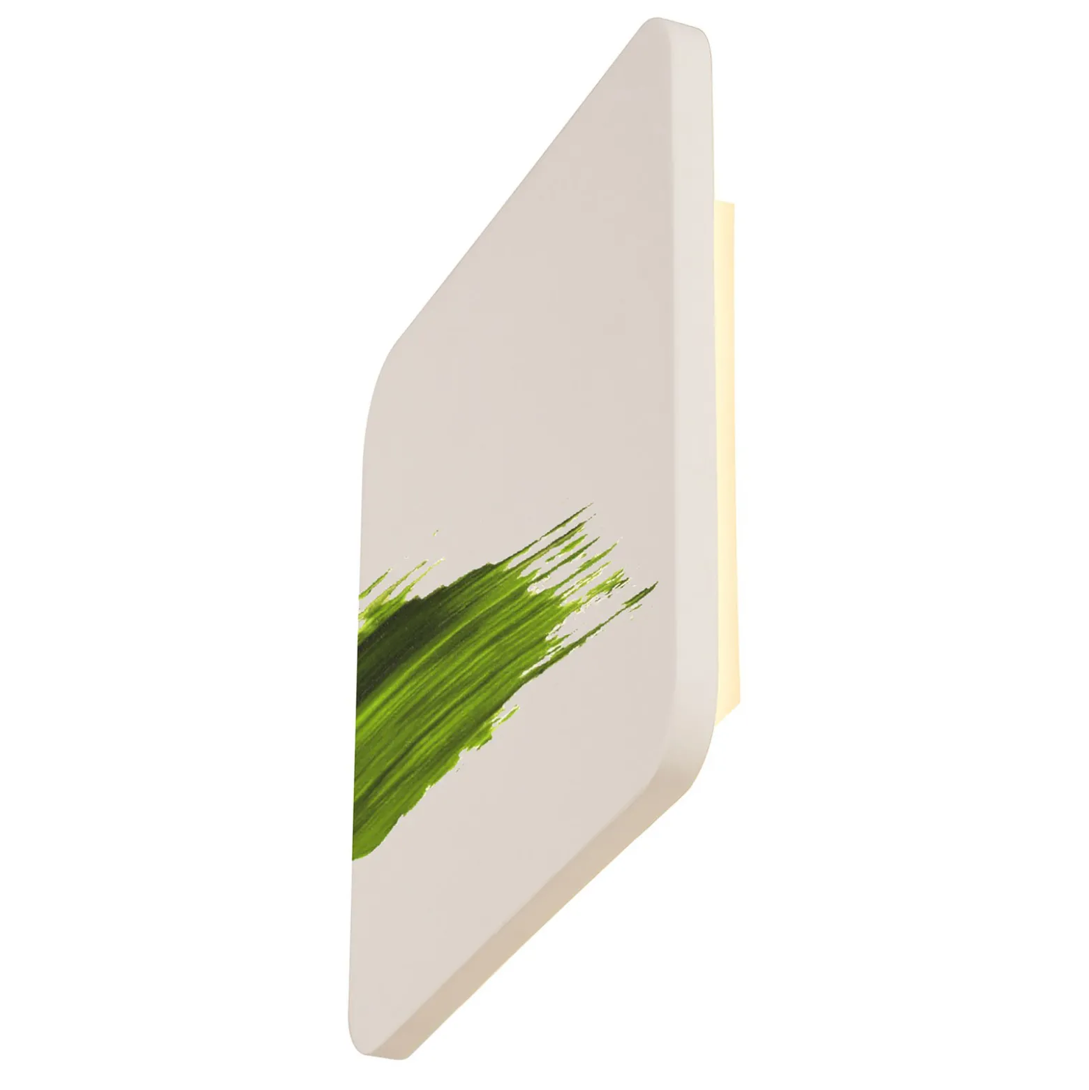 SLV Plastra LED seinävalaisin kipsistä kulmikas 30x30cm