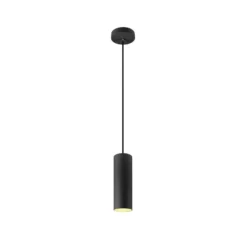 SLV riippuvalo Enola, musta matta, Ø 10 cm, metalli