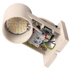 SLV Rusty LED ulkoseinävalo ylös/alas sylinteri