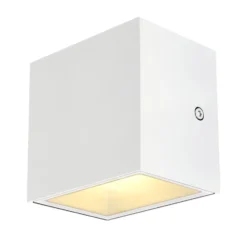 SLV Sitra Cube LED-ulkoseinävalaisin, valkoinen
