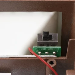 SLV Sitra LED ulkoseinävalo ylös/alas 30cm ruosteinen