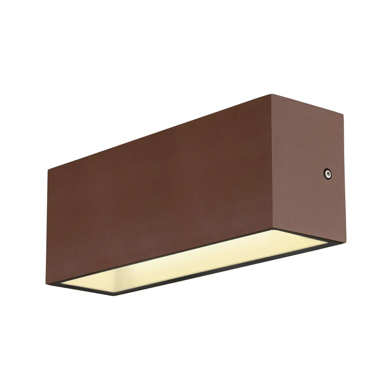 SLV Sitra LED ulkoseinävalo ylös/alas 30cm ruosteinen