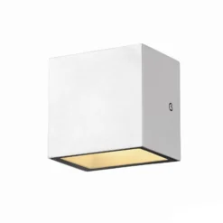 SLV Sitra Single LED ulkoseinävalaisin alas, valkoinen