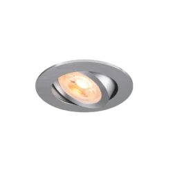 SLV Upotettava kattovalaisin New Tria, alumiini, alumiini, Ø 8,2 cm