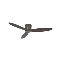 Smart-kattotuuletin ECO PLANO II, halkaisija 132 cm, pähkinäpuunvärinen DC