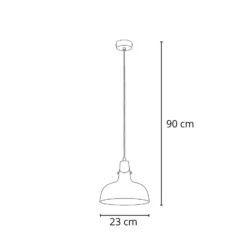 Solo Gem riipusvalaisin, vaaleansininen, Ø 23 cm, metallia