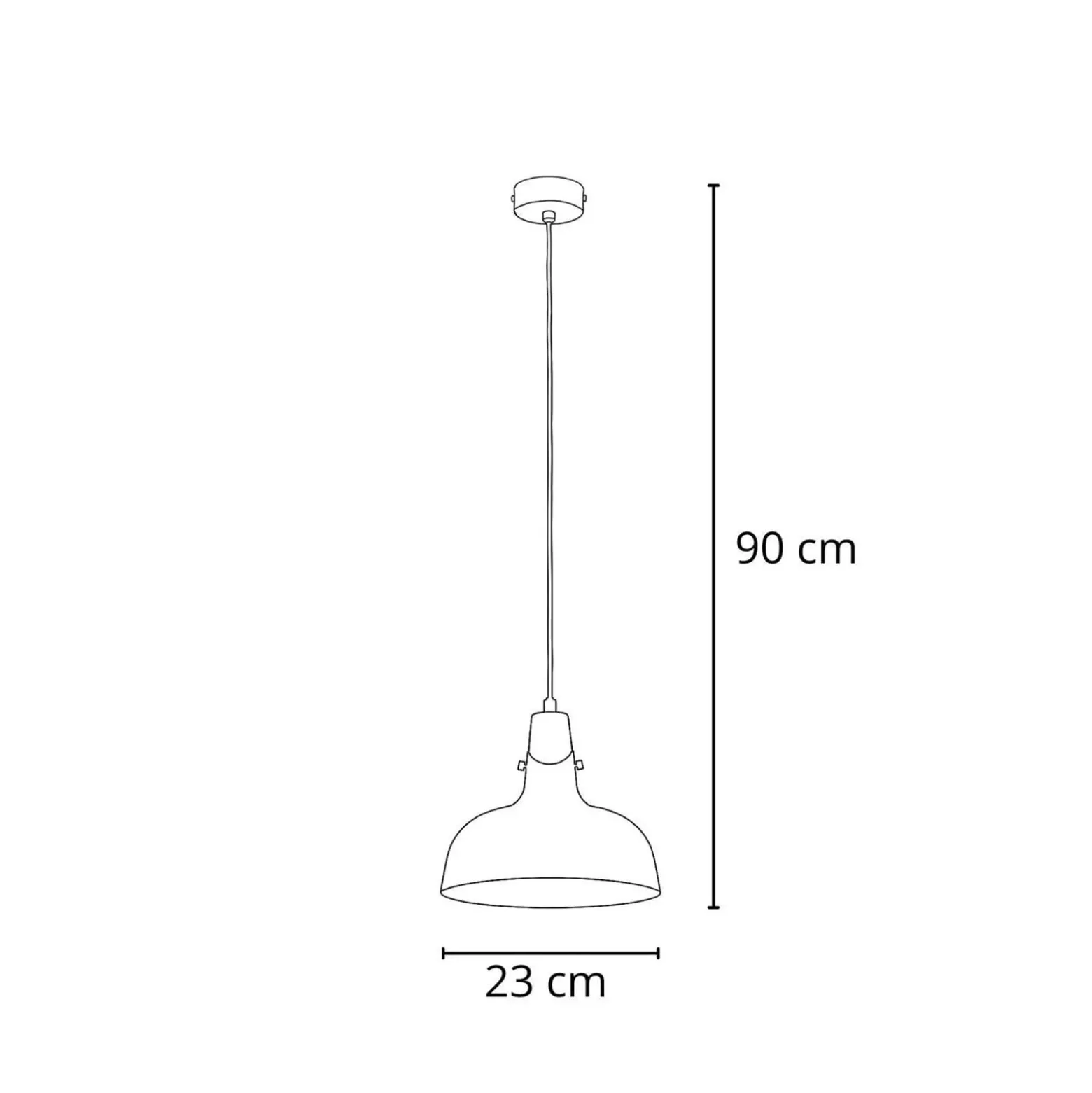 Solo Gem riipusvalaisin, vaaleansininen, Ø 23 cm, metallia