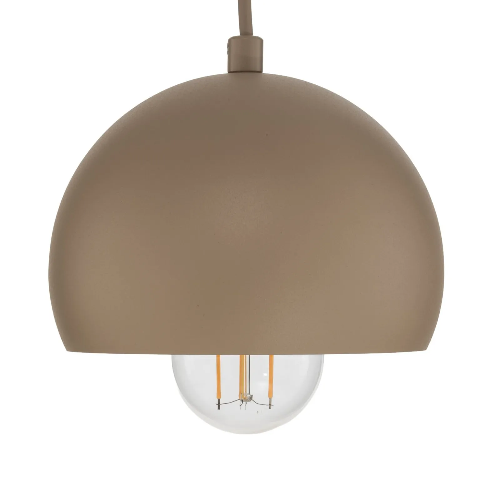 Sool-riippuvalaisin, beige, Ø 15 cm, 1-lamppuinen, metalli, E27