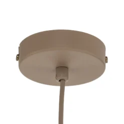 Sool-riippuvalaisin, beige, Ø 15 cm, 1-lamppuinen, metalli, E27
