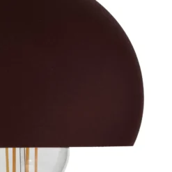Sool-riippuvalo, tummanpunainen, Ø 15 cm, 1-lamppuinen, metalli, E27