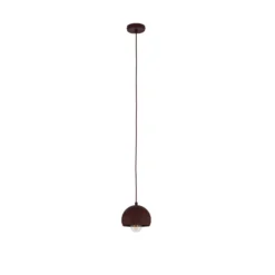 Sool-riippuvalo, tummanpunainen, Ø 15 cm, 1-lamppuinen, metalli, E27