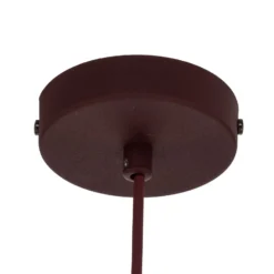 Sool-riippuvalo, tummanpunainen, Ø 15 cm, 1-lamppuinen, metalli, E27