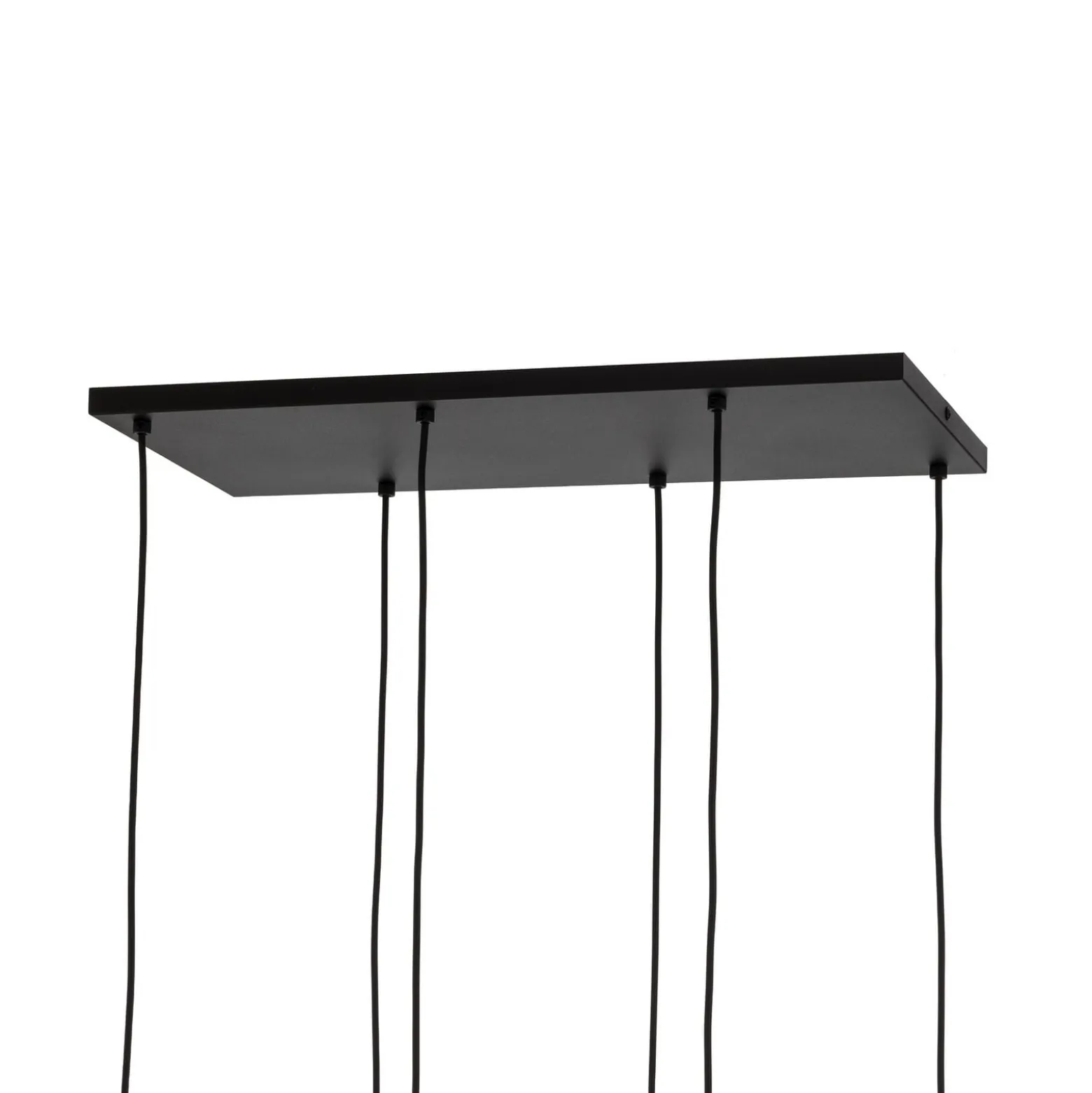 Sophia-riippuvalo, 6-lamppuinen, 65 cm, konjakki/musta, E14