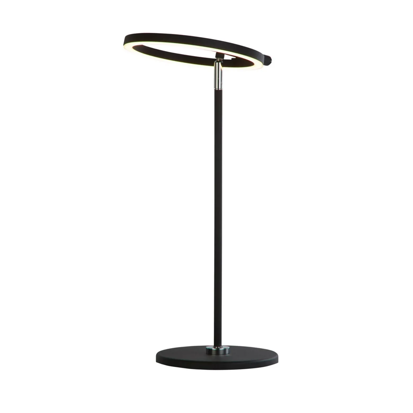 Space LED pöytävalaisin, musta, metalli