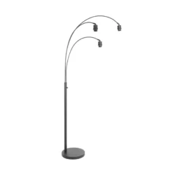 Sparkled Light -maavalaisin, musta/ruskea, 180 cm, korkki, 3-lamppuinen.