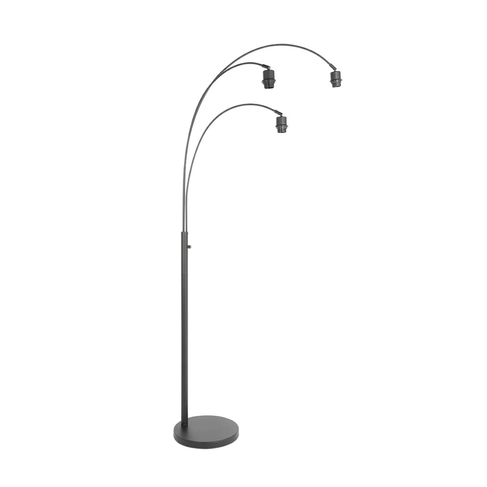 Sparkled Light -maavalaisin, musta/ruskea, 180 cm, korkki, 3-lamppuinen.