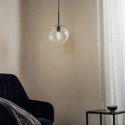 Sphere L riippuvalaisin lasivarjostimella