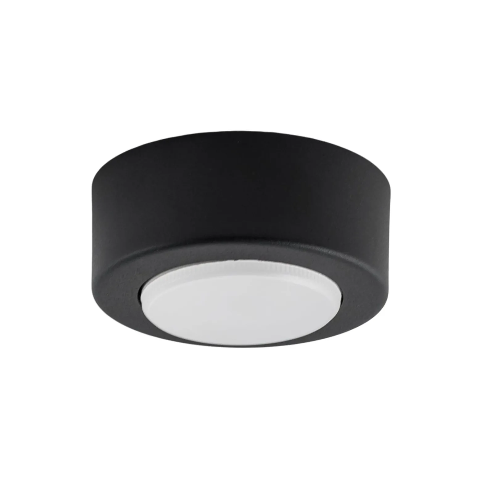 SPOT 53 kattovalaisin, musta, Ø 11,5 cm, metalli, GX53
