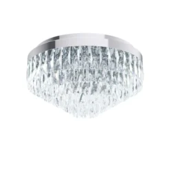 Stars of Light -kattovalaisin Valparaiso, kromi, Ø 48 cm, metalli