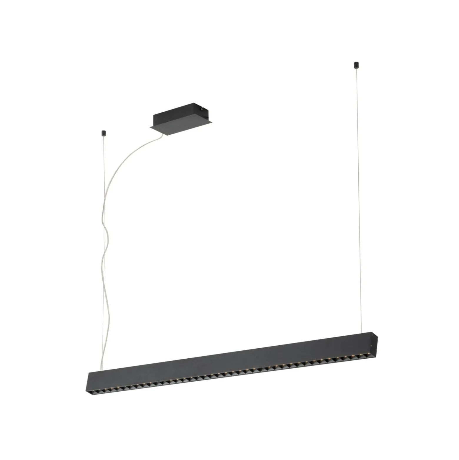 Stars of Light LED-riippuvalaisin Termini, musta, 107 cm, metallia
