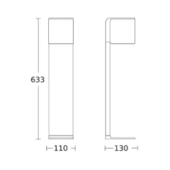 STEINEL GL 80 C LED-pylväsvalaisin, Bluetooth Smart, antrasiitti