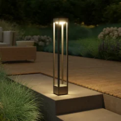 STEINEL LED-pylväsvalaisin Stela C, 86 cm, antrasiitti, IP65, RGBWW