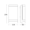 STEINEL Smart LED-ulkoseinälamppu L 271 DIGI C, antrasiitti, IP44