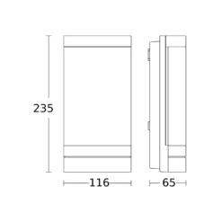 STEINEL Smart LED-ulkoseinälamppu L 271 DIGI C, antrasiitti, IP44